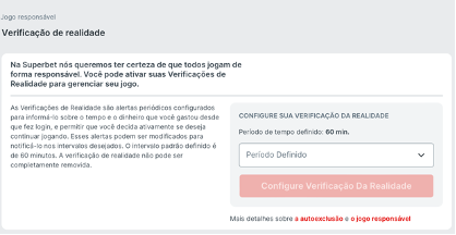 Escolha do intervalo